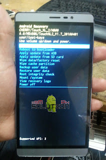 Cherry Mobile TOUCH XL 2 android recovery menu