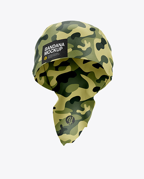Download Bandana with Head Mockup