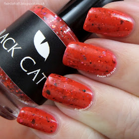 Black Cat Lacquer Aries swatch.