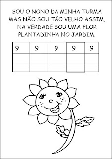 Atividades Numerais - Atividades com Números - Educação Infantil Nove