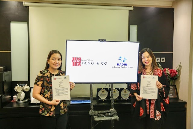 Dukung Investor Asing, Kadin Indonesia Trading House dan Firma Hukum Yang & Co Jalin Kerja Sama