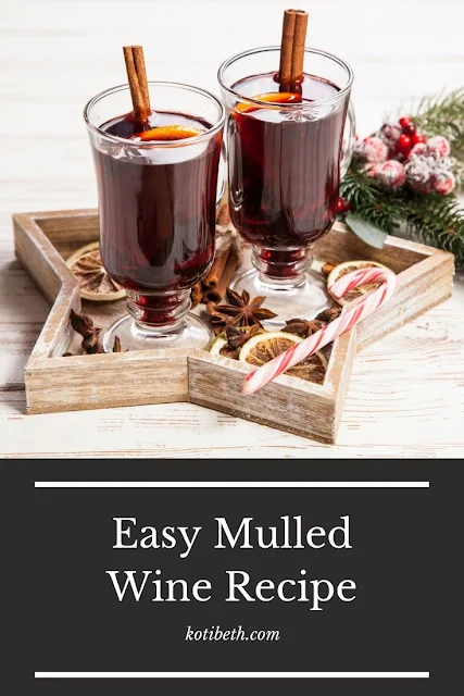 How to make mulled wine in a Crockpot slow cooker. The easy recipe can be made with brandy or without. Make it sugar free with maple syrup or honey so it's still sweet. This classic fall drink is also good for Thanksgiving or Christmas for the holiday season. Use mulling spices or a mix of dried spices for the best simple mulled wine recipe. #mulledwine #drink #wine #recipe