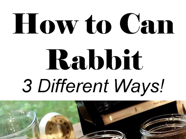 Canning Rabbit (or Chicken) - 3 Different Ways! (with Video)