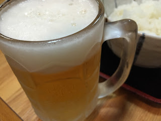 とんかつせんのきのビール