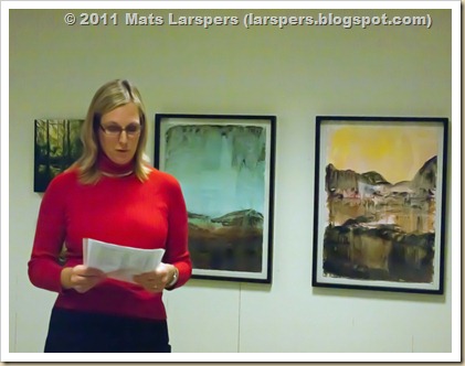 Caroline Smids inviger julsalongen 2011