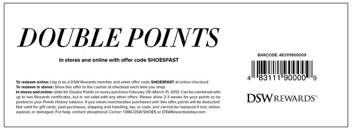 Dsw Printable Coupons September 2015 - Info Printable Coupons 2015