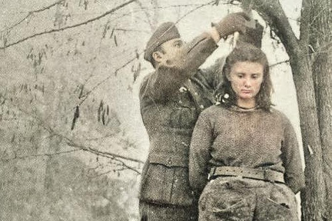 Bosna'da idam edilen haydut kız 17 yaşındaydı..!