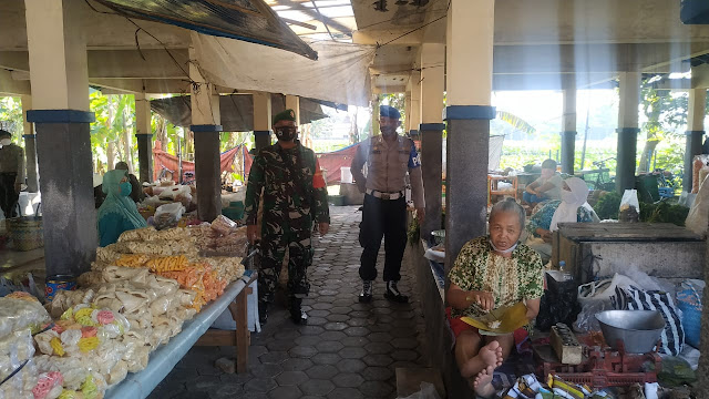 Pasar Ceper Jadi Sasaran Penertiban Protokol Kesehatan