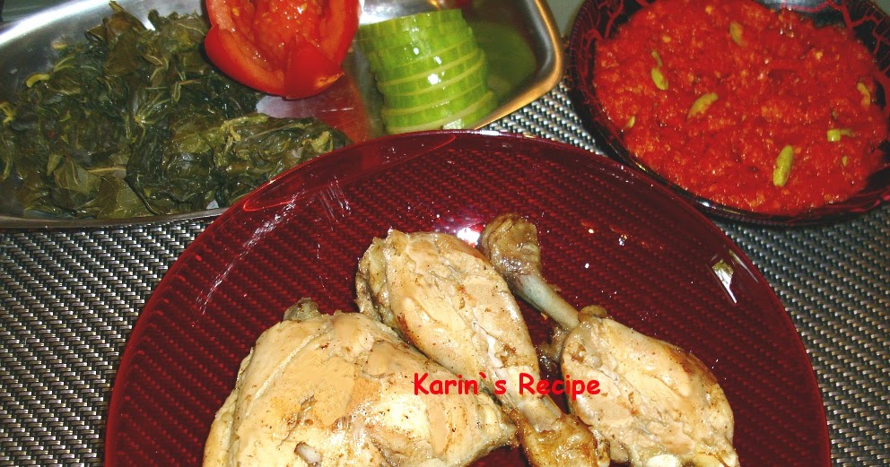 Karin s Recipe Ayam  Pop  Padang Steamed Briefly Fried 