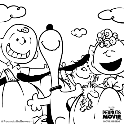 Charlie Brown Halloween Coloring Pages 3