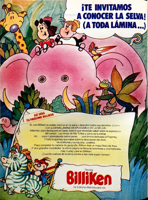 La Pequeña Lulu, Revista Billiken, Little Lulu, Decada de los 80, historietas.