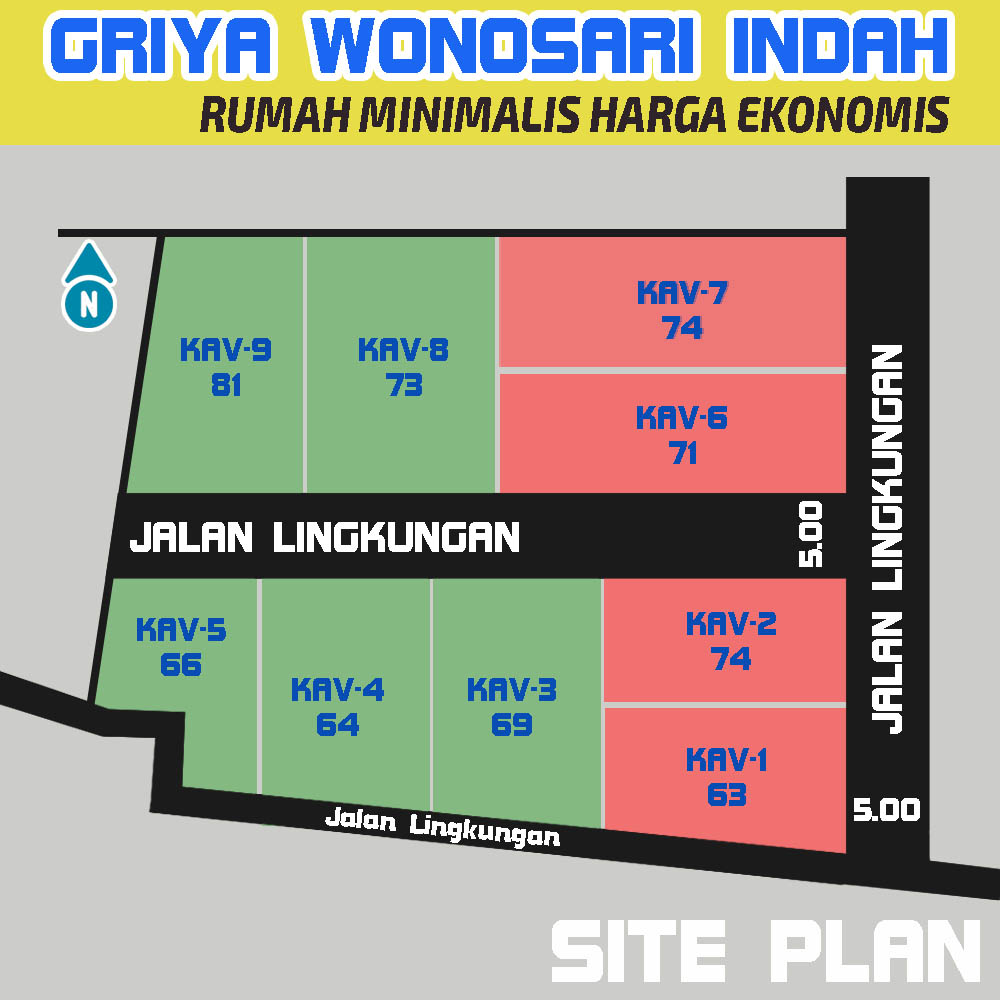 Griya Wonosari Indah Rumah Ekslusif Di Kota Kebumen Harga 200