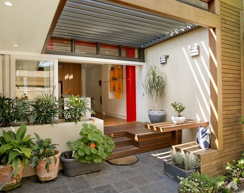 20 contoh & model teras rumah minimalis modern terbaik