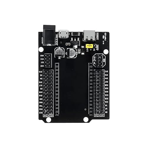 30Pin ESP32 Expansion Board with Type-C USB and Micro USB Dual Interface for ESP32 ESP-32 ESP-32S Development Shield Board GPIO Breakout Board