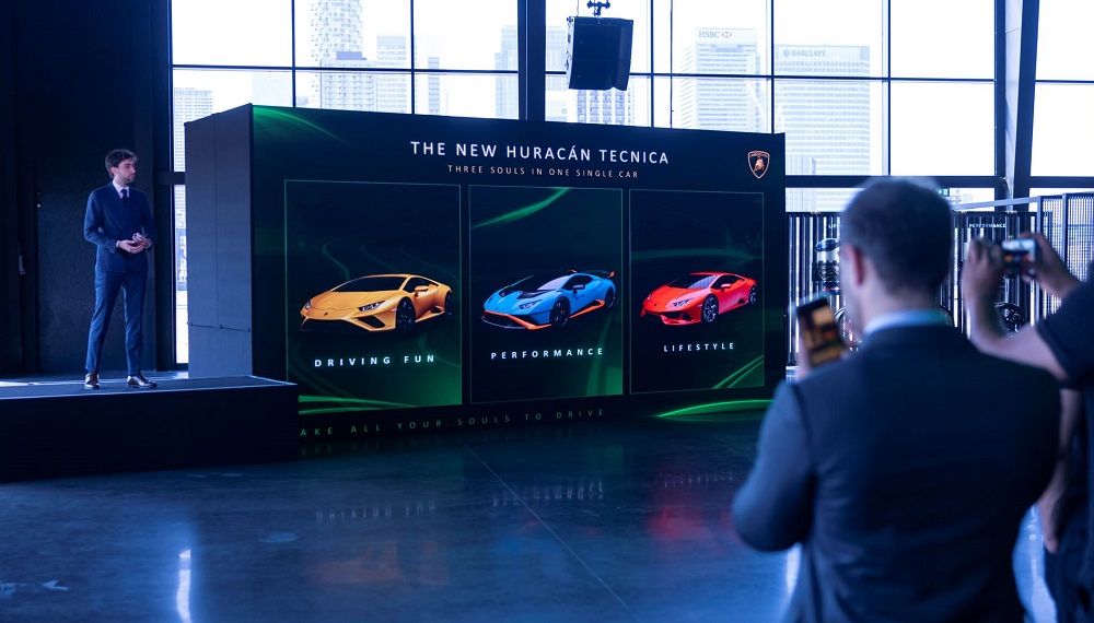 Lamborghini presents the new Huracan Tecnica to its customers