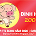 TỬ VI TUỔI ĐINH HợI 2007 NĂM 2020 ( Canh Tý )