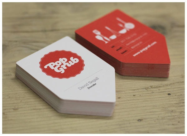 Cute shaped business cards