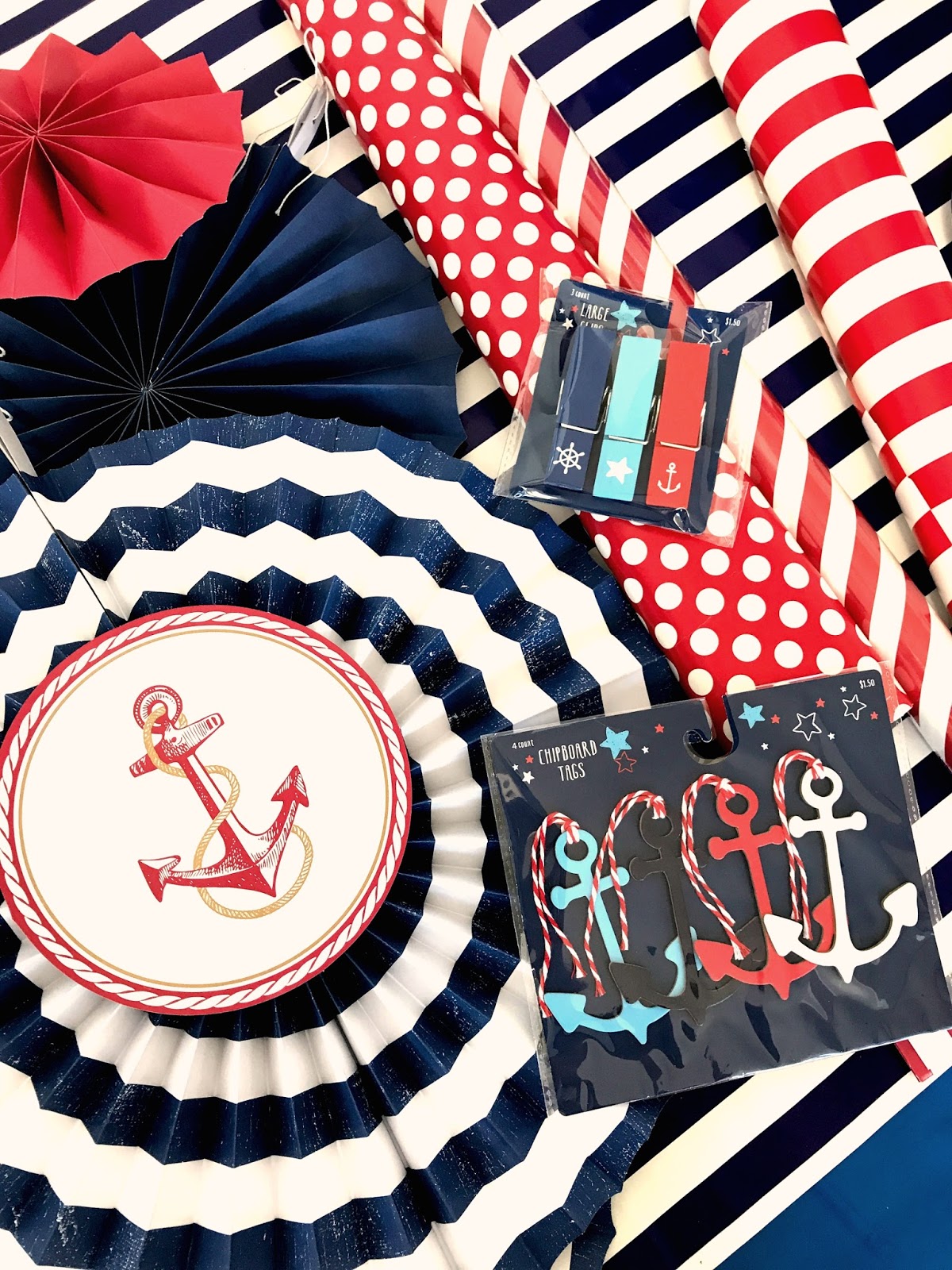 michelle paige blogs: Anchor Themed Birthday Party