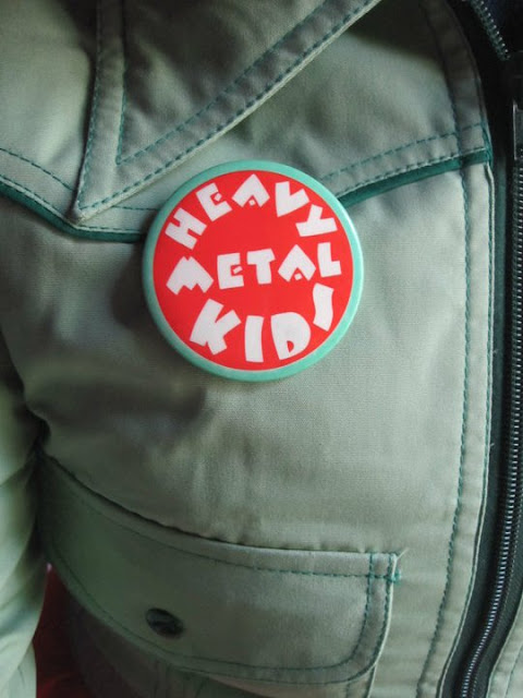  vintage Heavy Metal Kids badge