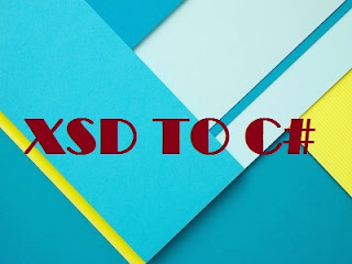 Create c# class from xsd file