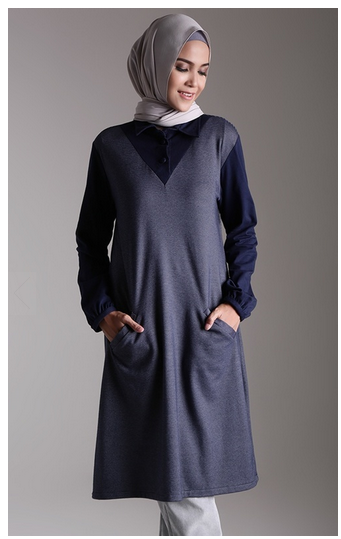 Inilah 10 Model Tunik Muslimah Modern Bergaya Casual