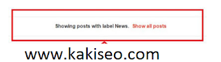 Showing posts with label - kakiseo