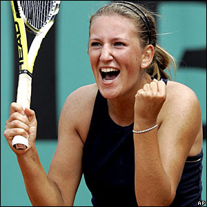 Victoria Azarenka Happy Victory Photo