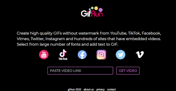 GifRun 抓取社群影片製作GIF動圖