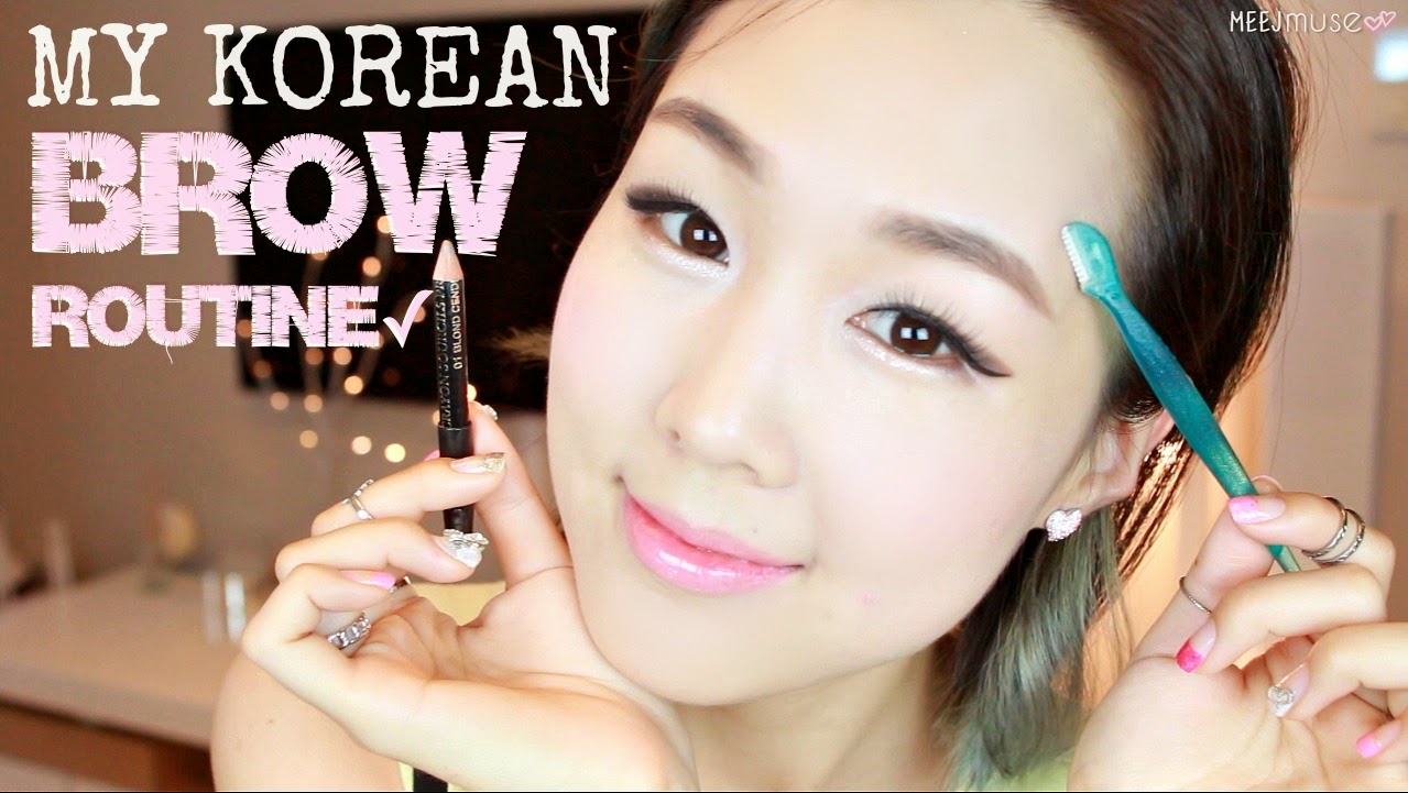 Meejmuse PICTORIAL Korean Brows In 4 Steps Grooming Shaping And