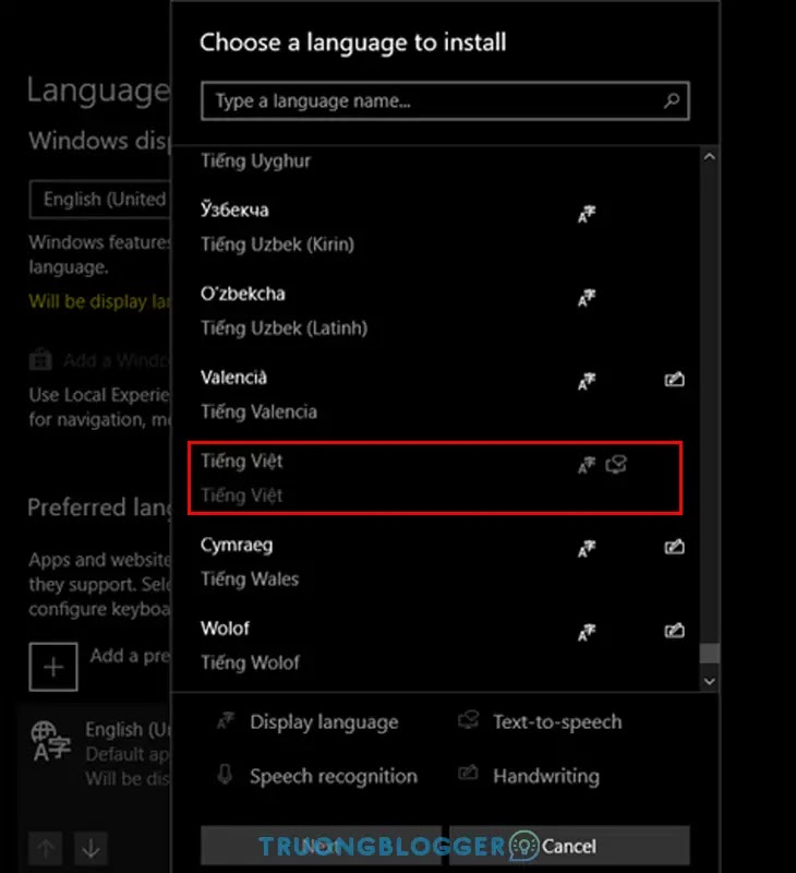 Hướng dẫn cách cài tiếng Việt trên Windows 10 đơn giản, dễ thực hiện