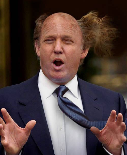 donald trump bald. Donald Trump has taken his
