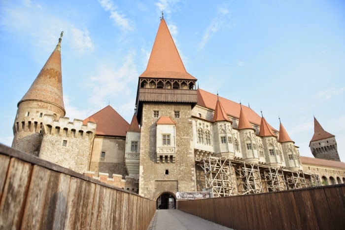 Corvin Castle exterior view