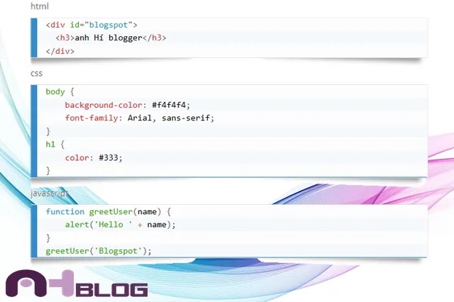 Hướng dẫn nhúng mã code snippet vào bài viết Blogspot