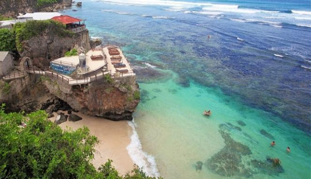 Sedang mencari lokasi untuk menghabiskan liburan  Menikmati Indahnya Pantai Suluban Uluwatu Bali