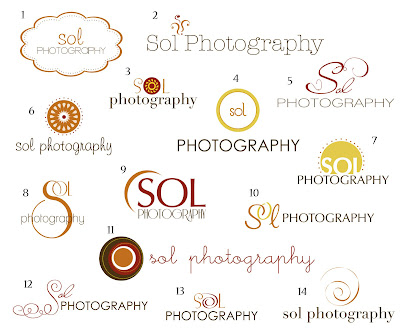 Photography Logo Design on Polish Logo Design  Sol Photography Logo Concepts