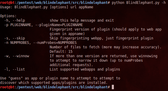 BlindElephant %E2%80%93 Web Application Fingerprinting