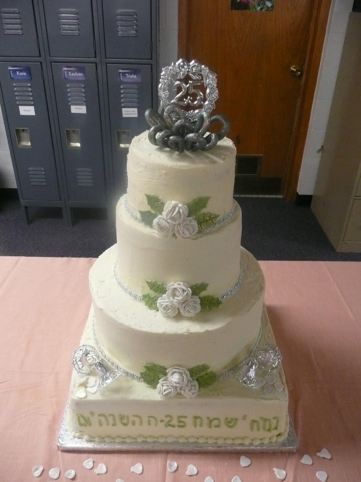 25th wedding anniversary cakes