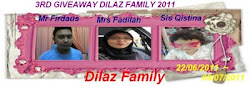 3rd GIVEAWAY DILAZFAMILY 2011