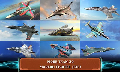  kali ini saya akan memperlihatkan sebuah game terbaru dan sangat menegangkan Modern Air Combat: Infinity v1.2.0 MOD APK+DATA terbaru