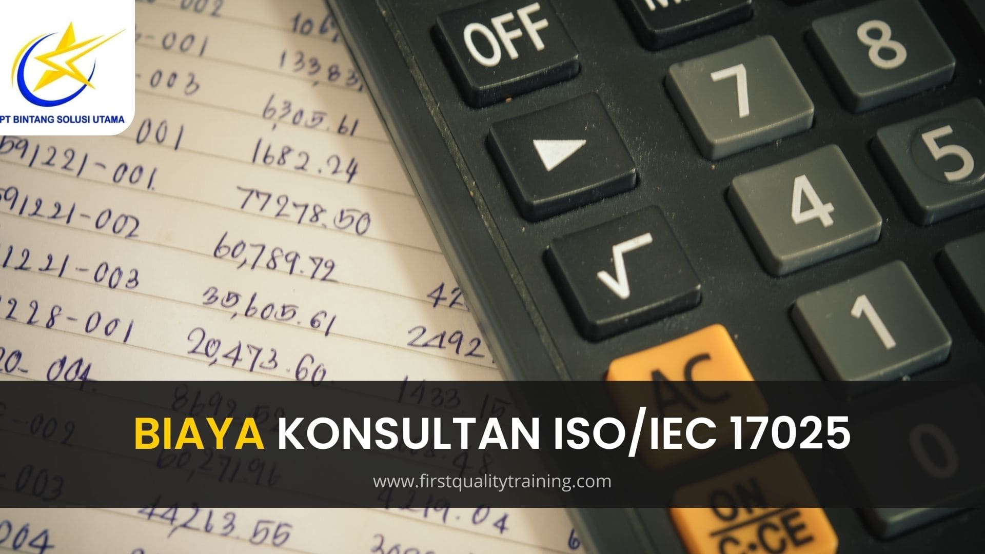 Biaya Konsultan ISO/IEC 17025