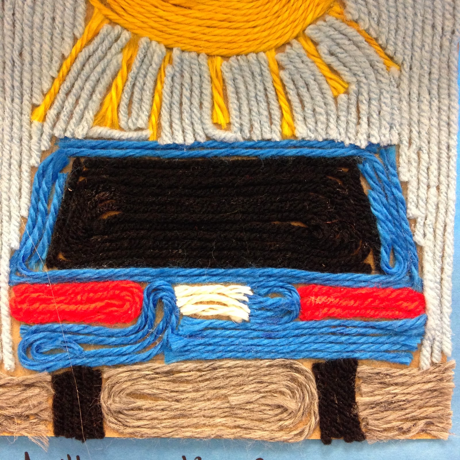 The Art Classroom at Rockland Woods: Huichol Yarn Paintings