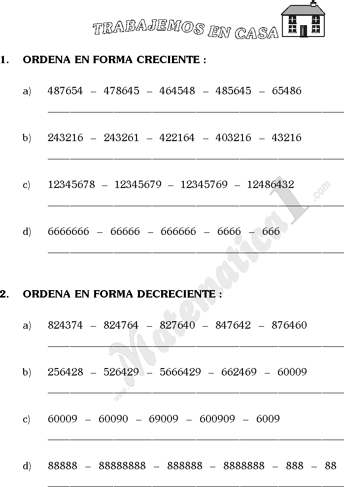 Sistemas De Numeracion En Naturales Ejemplos Y Ejercicios De Sexto