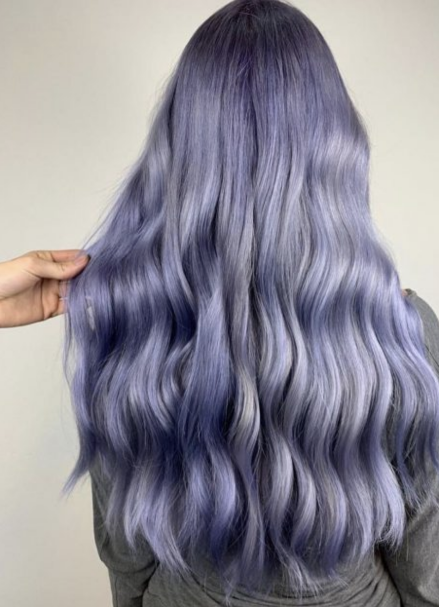 lavender hair highlights 2023