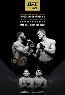 predictions for UFC 209 pay-per-view Woodley vs Thompson