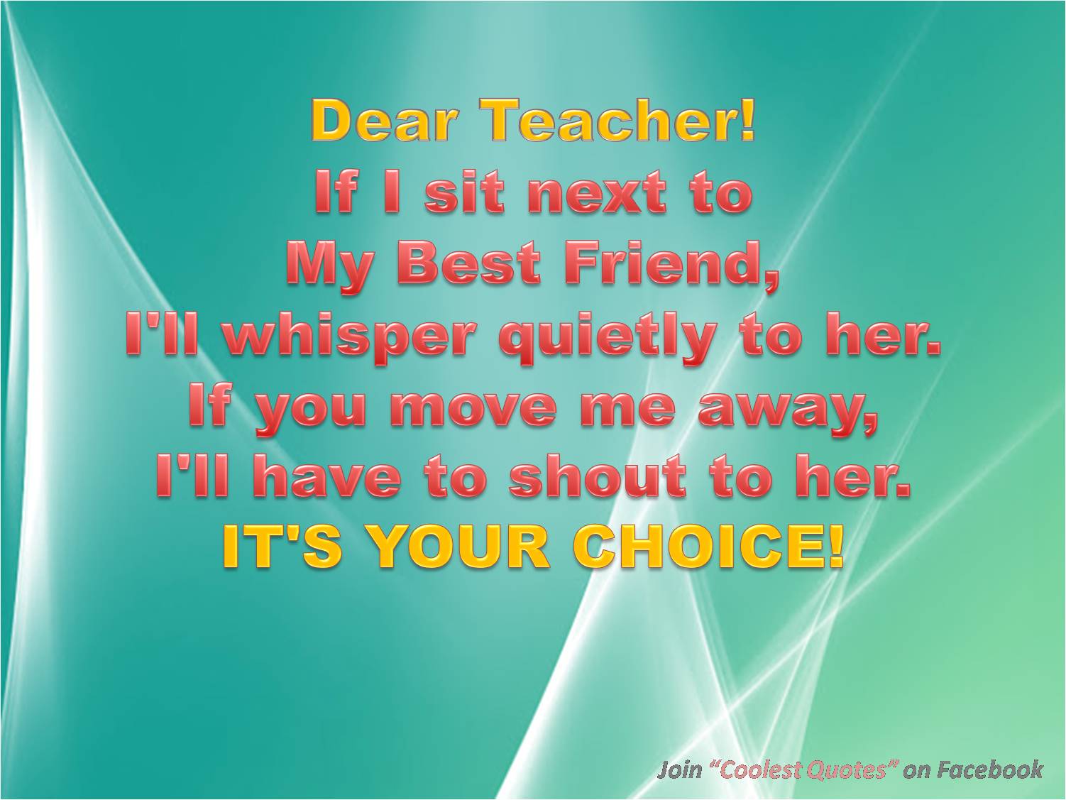 My Coolest Quotes: Dear Teacher Quotes!