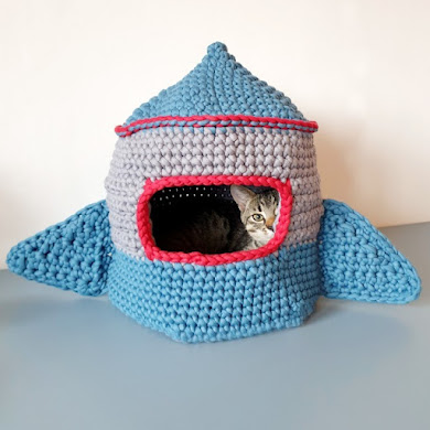 cat house free crochet pattern