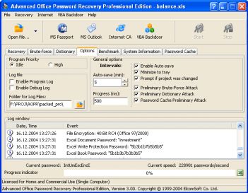 Advanced Office Password Recovery 5.0.467