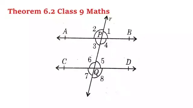 Theorem 6.2 Class 9 Maths Explanation with proof