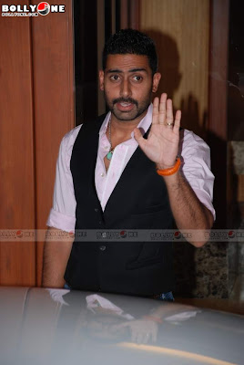 Ayesha, Abhishek, Fardeen at Sanjay Dutt Anniversary Party