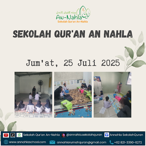 Kegiatan Sekolah - Jum'at 25 Juli 2025